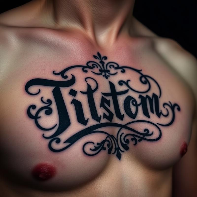 Tattoo completed using Merger Ink Deep Black — example 4